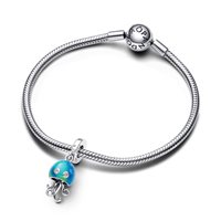 Charm Pandora Donna Pandora Moments in Argento Zirconia 792704C01 - 792704C01